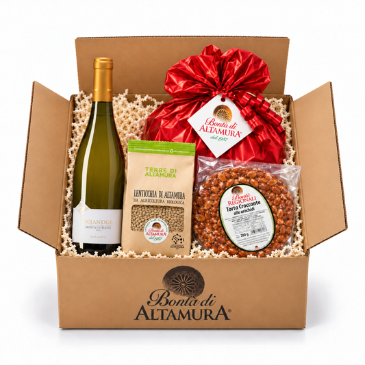 Cesto Natalizio Gourmet Il Brindisi Delle Feste 4Pz