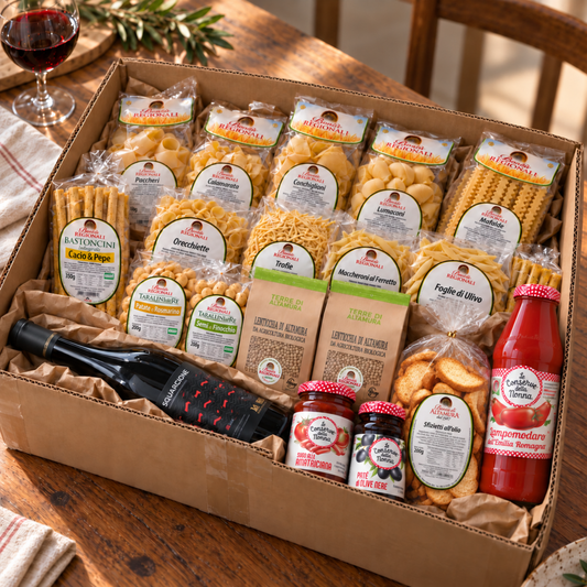 Cesto Gastronomico Natalizio Il Viaggio del Gusto 20Pz