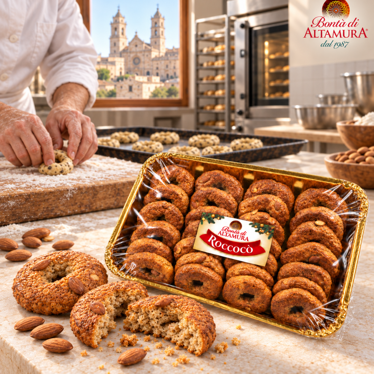 Roccocò Alle Mandorle Biscotti Artigianali Da Forno 2Kg