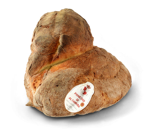 Pane DOP di Altamura con semola rimacinata di grano duro pezzatura alta da 1 kg