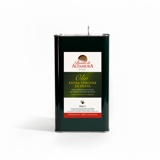 Olio extravergine d'oliva pugliese lattina da 3 LT