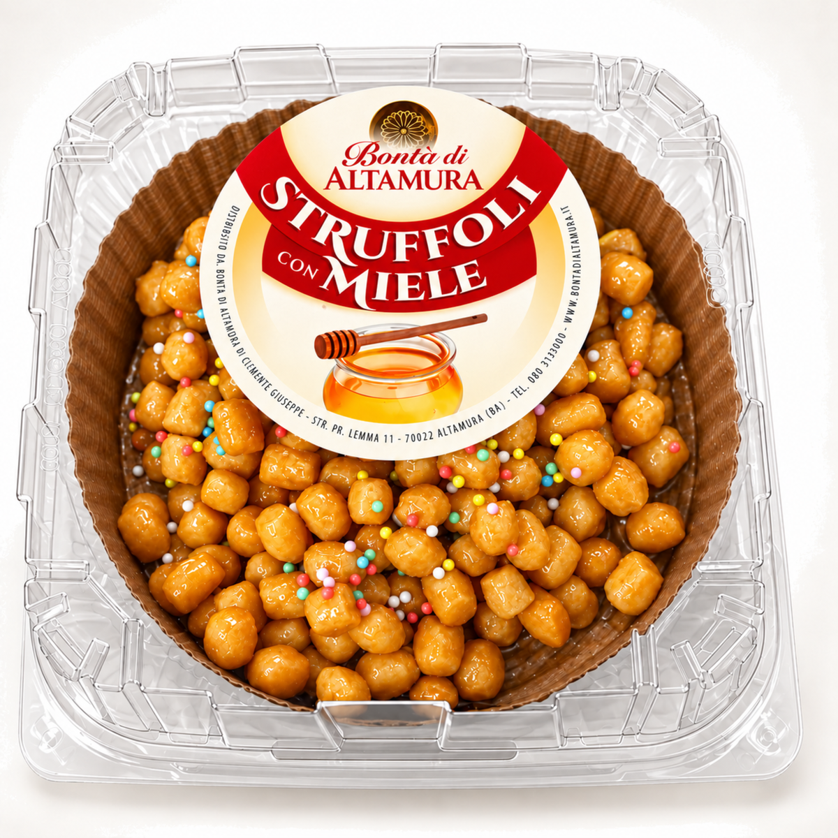 Struffoli Con Miele Dessert Artigianale Confezione 250 Gr