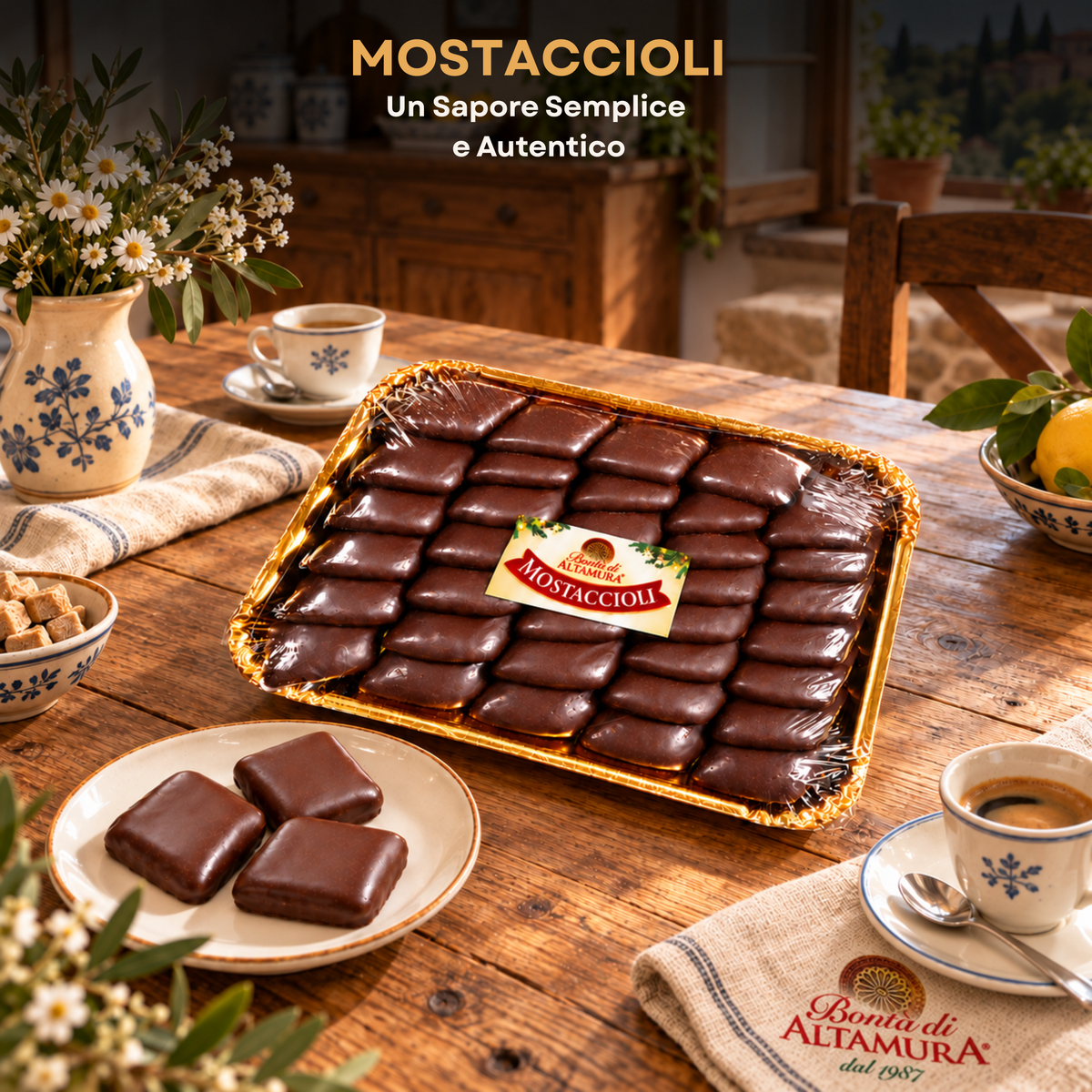 Mostaccioli Dolce Tradizionale Da Forno Al Cacao 2Kg