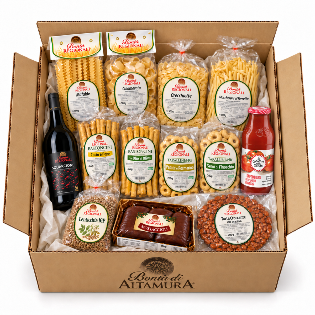 Cesto Natalizio La Tavola delle Delizie – 13 Pezzi