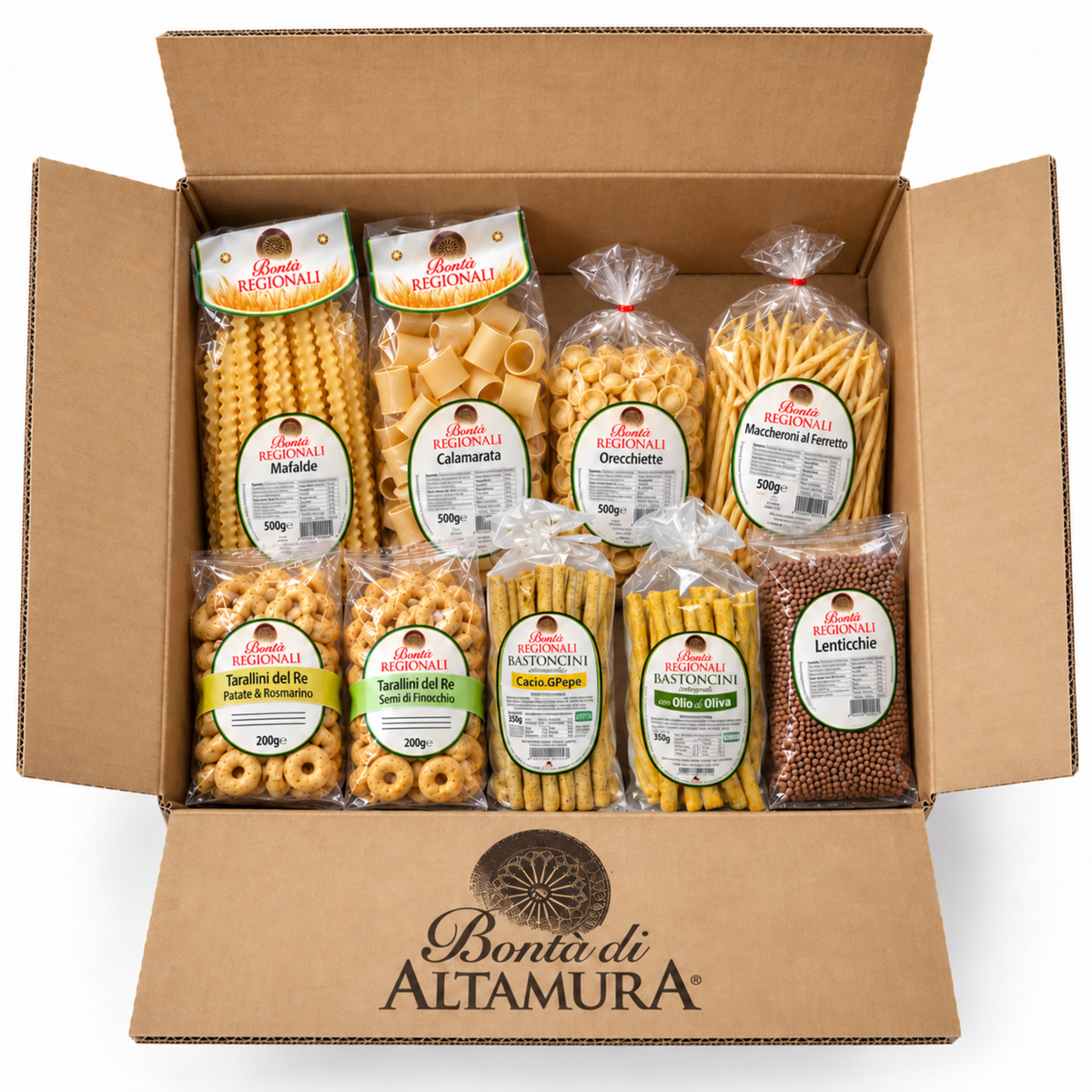 Cesto Natalizio La Dispensa dei Sapori Gastronomico 9 Pezzi