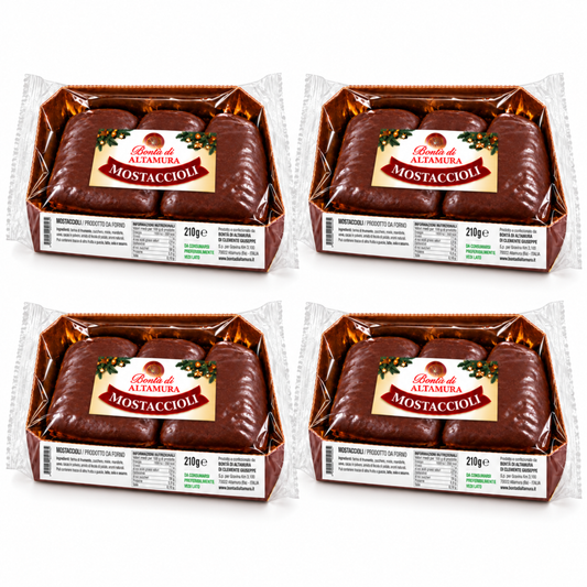 Mostaccioli Dolce Da Forno Artigianale Al Cacao 210Gr