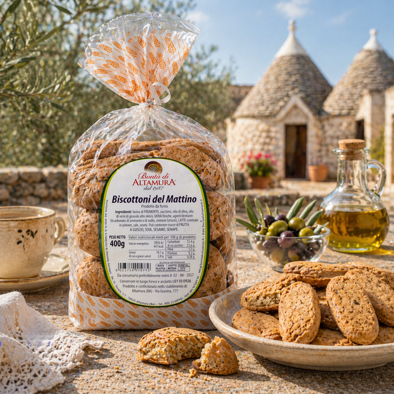 Biscottoni del mattino confezione da 400 gr
