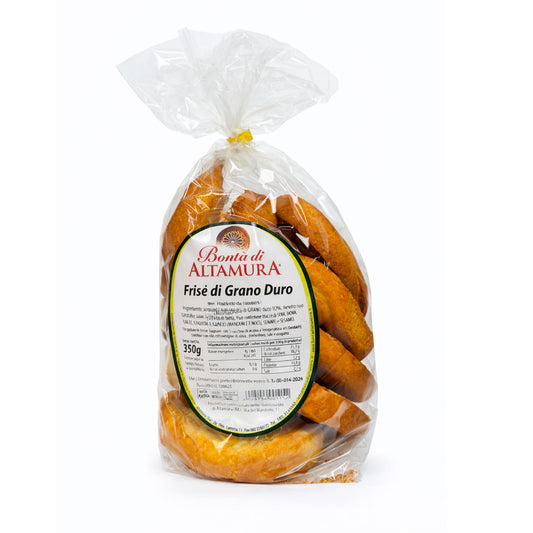 Frise pugliesi di grano duro confezione da 350 gr