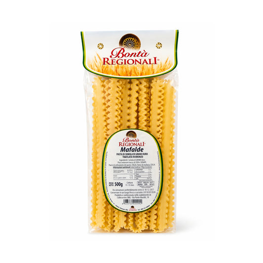 Mafalde di semola di grano duro confezione da 500 gr