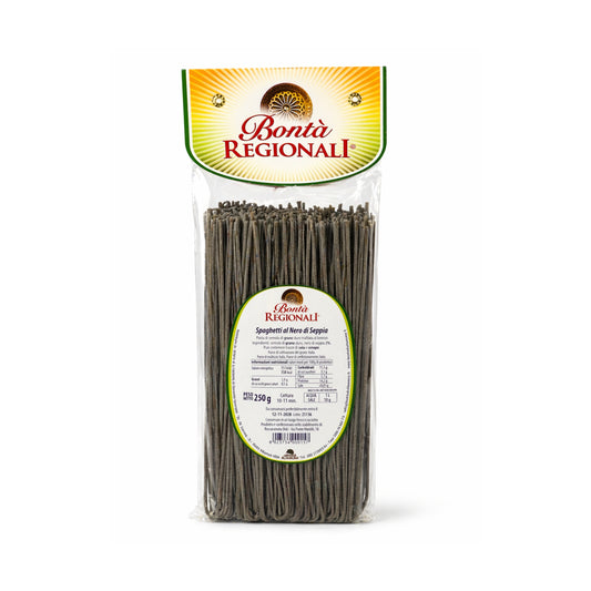Spaghetti al nero di seppia confezione da 250 gr