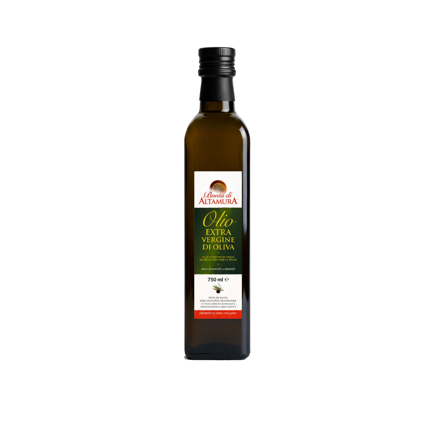 Olio extravergine d'oliva bottiglia 750 ml