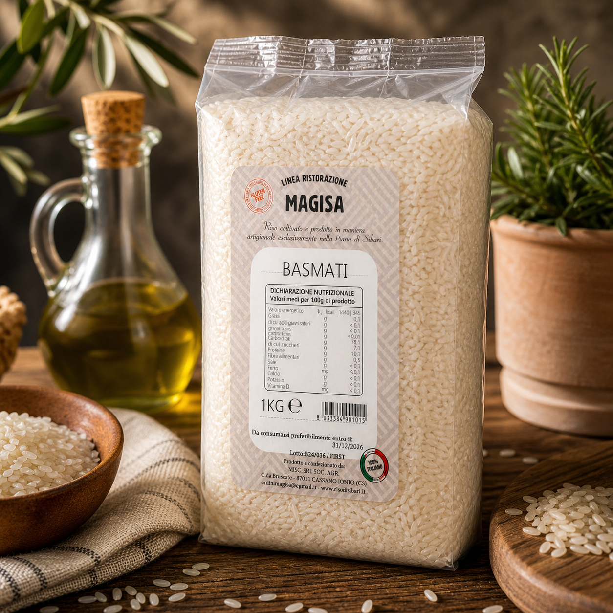 Riso Basmati confezione da 1 KG