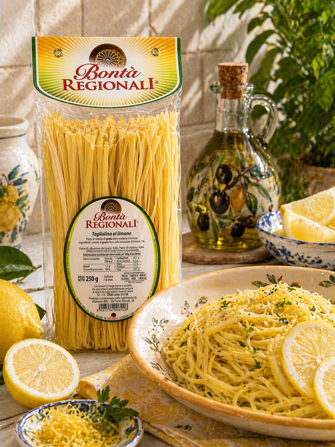 Tagliolina al limone confezione da 250 gr